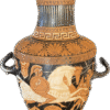 Athenaen red-figure hydria vase.