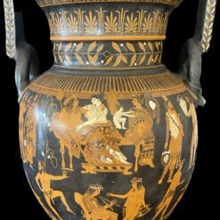 Attic red-shaped helicoidal crater vase