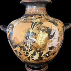 Athenian red-figure hydria vase.