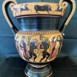Attic black figure volute krater