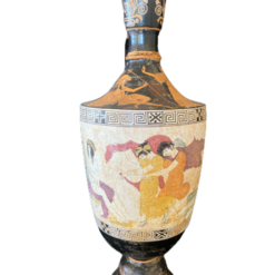 White - Red figure lekythos vase