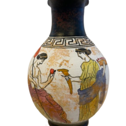 Athenian white figure jar.
