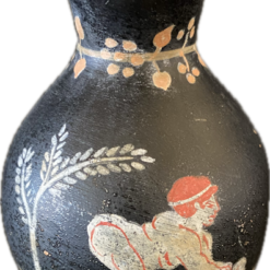 Athenian  white figure oenohoe.