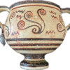Minoan short-stem kylix.