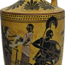 Attic black -figure Lekythos.