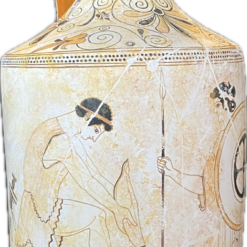 Attic white Lekythos vase.