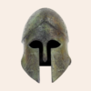 Classic Athenian soldier helmet